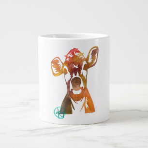 Perfect Cow Lady Art Oversized Mug