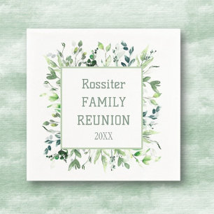 Perfect! Custom family reunion party napkins