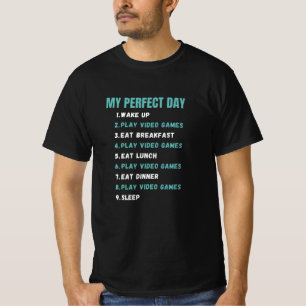 Perfect Day Gambling Video Cames Play T-Shirt