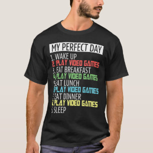 Perfect Day Gamer For Teen Boys T-Shirt