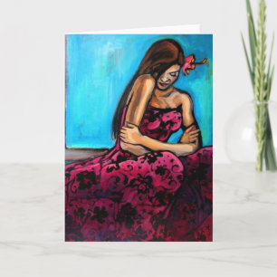 "Perfect Day" painting greeting card