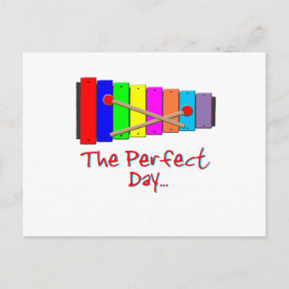 Perfect Day Xylophone Postcard