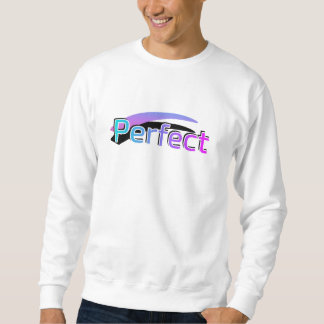 Perfect design on a white sweatshirt