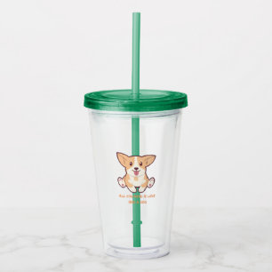 Perfect Designs for Dog Lovers Acrylic Tumbler