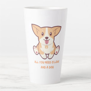 Perfect Designs for Dog Lovers & Pet Gifts Latte Mug