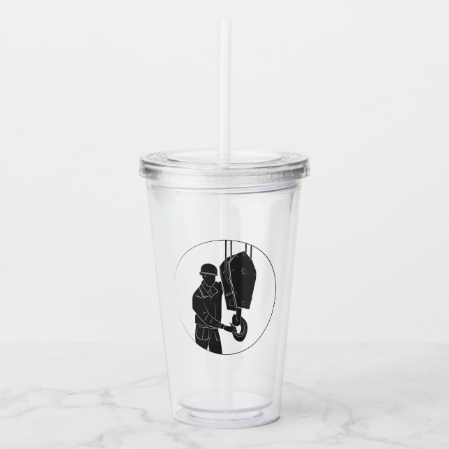 Perfect for active potable beakers acrylic tumbler (Front)
