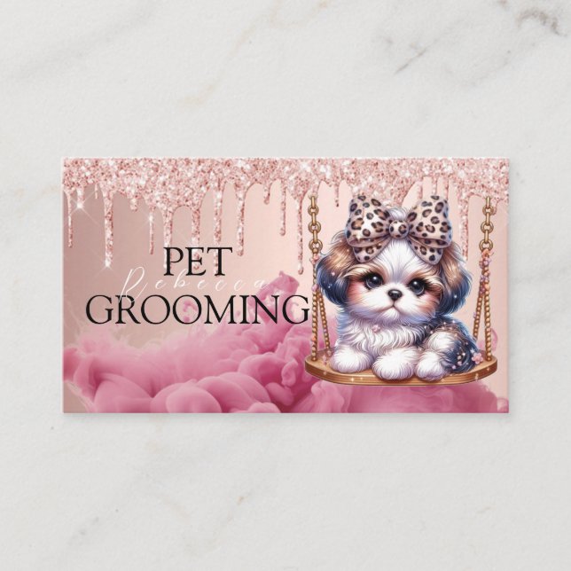 Perfect for Animal Lovers and Pet Care Providers Business Card (Front)