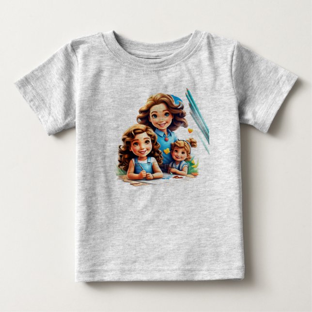 Perfect for little fashionistas and stylish kiddos baby T-Shirt (Front)