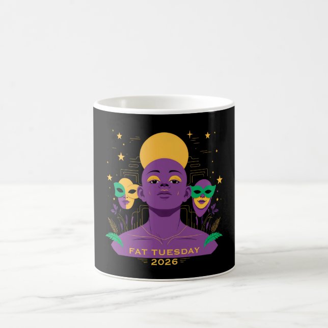 Perfect for Mardi Gras 2026 Coffee Mug (Center)