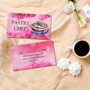 Perfect for Sweet Bites and Beautiful Treats Chef Business Card