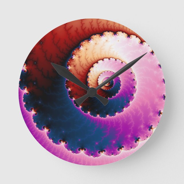 Perfect - Fractal Art Round Clock (Front)