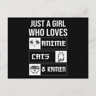 Perfect Gift Anime, Cats & Ramen Postcard