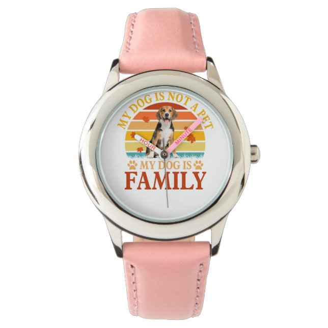 Perfect Gift for Dog Beagle Owner Pet Lover Watch (Front)