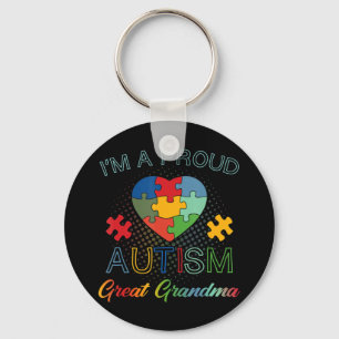 Perfect Gift Idea for Men, Women - Autism Great Gr Key Ring