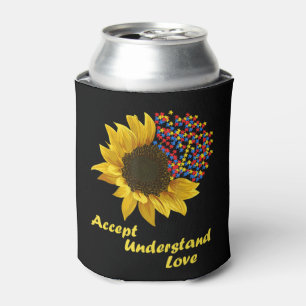 Perfect Gift Idea for Men / Women .Shirt for autis Can Cooler
