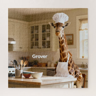 Perfect Giraffe Personalised Jigsaw Puzzle