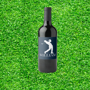 Perfect Golf Gifts  Wine Label