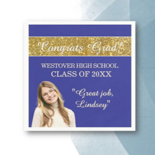 Perfect Graduation Congrats Napkin