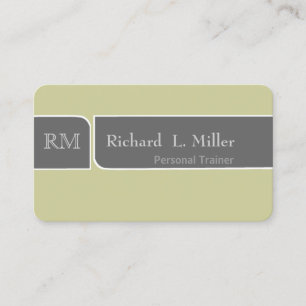 Perfect Green Palette Middle Encounter Simple Business Card