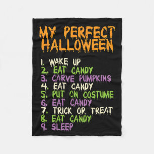 Perfect Halloween Eat Candy Costume Boys Girls Kid Fleece Blanket