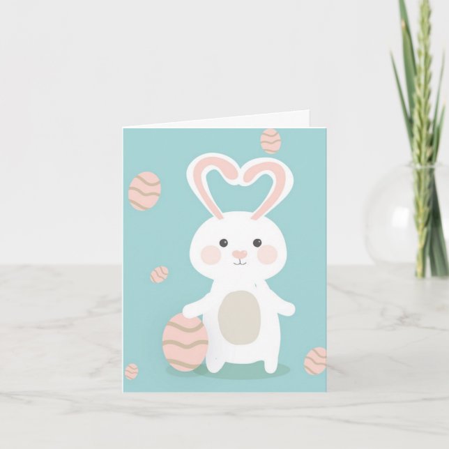 Perfect Happy Easter Bunny Announcement (Front)