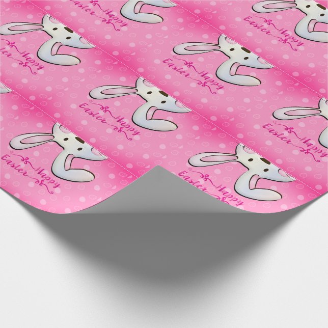 Perfect Happy Easter, Bunny  Wrapping Paper (Corner)