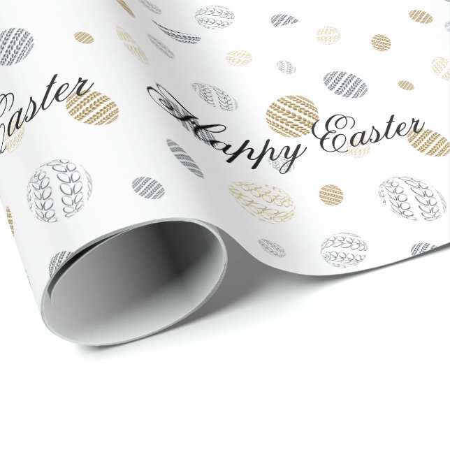 Perfect Happy Easter, Eggs  Wrapping Paper (Roll Corner)