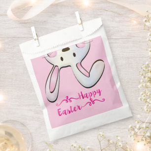 Perfect Happy Easter, Pink Bunny Favour Bags