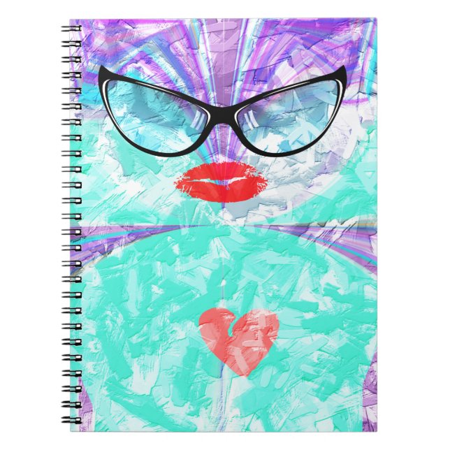 Perfect heart spiral notebook (Front)