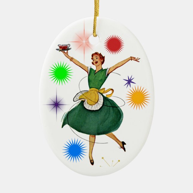 Perfect Hostess - SRF Ceramic Tree Decoration (Front)