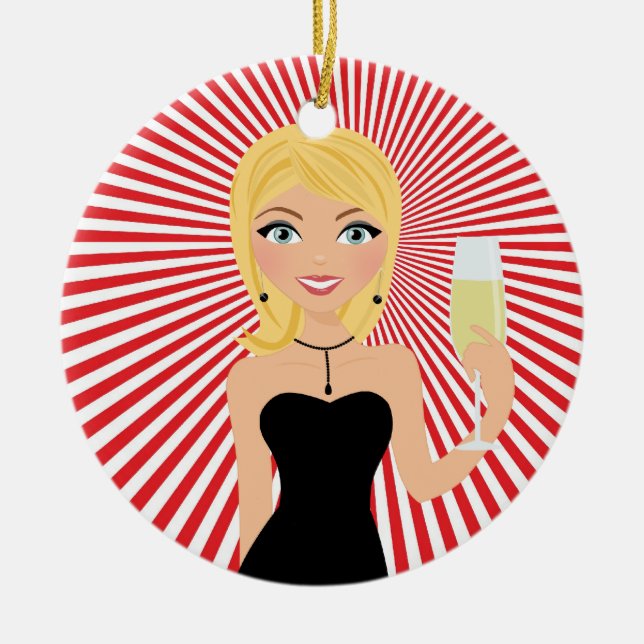 Perfect Hostess - SRF Ceramic Tree Decoration (Front)