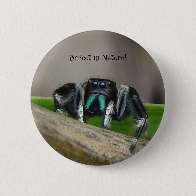 Perfect in Nature! 6 Cm Round Badge (Front)