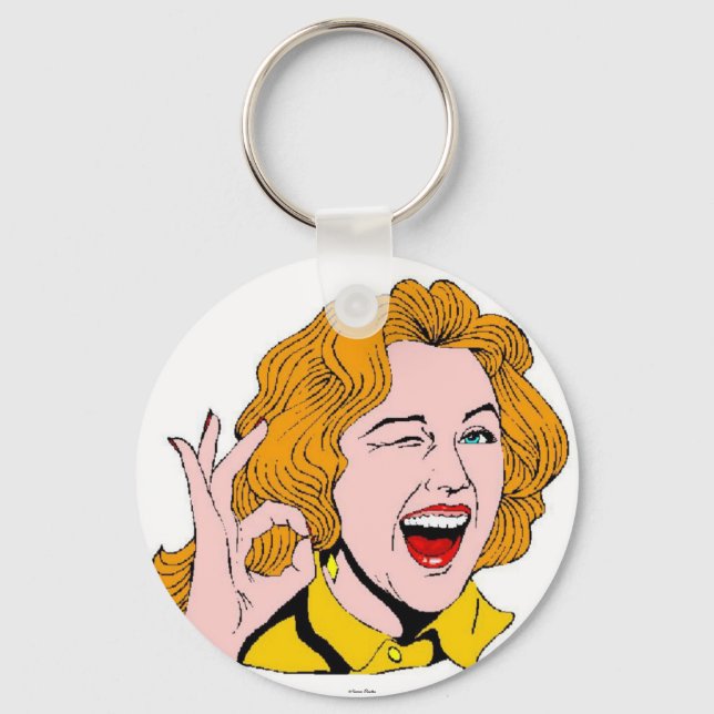 Perfect -Keychain Key Ring (Front)