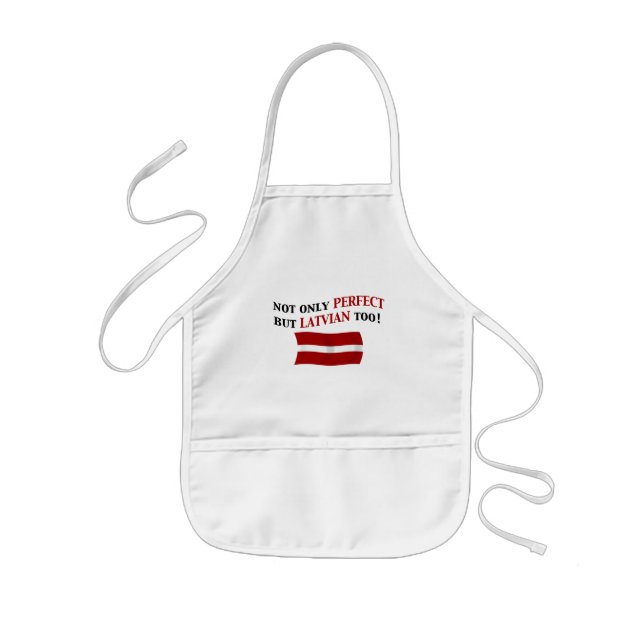 Perfect Latvian Kids Apron (Front)