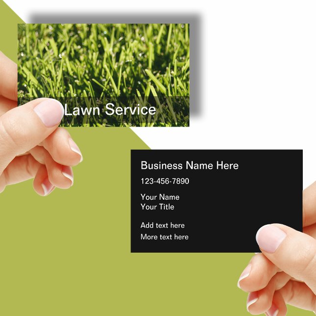 Perfect Lawn Service Business Card Template (Creator Uploaded)