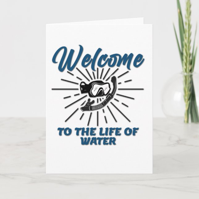 Perfect Lifeguard - Welcome To The Life Of Water Card (Front)