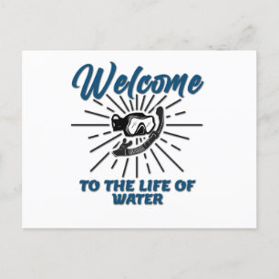 Perfect Lifeguard - Welcome To The Life Of Water Postcard