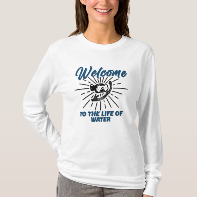 Perfect Lifeguard - Welcome To The Life Of Water T-Shirt (Front)