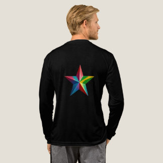 Perfect Long Sleeve Tri-Blend Shirts with star