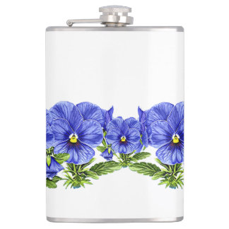 Perfect love flowers hip flask