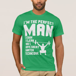 Perfect Man - Funny Weightlifting Gym T-Shirt