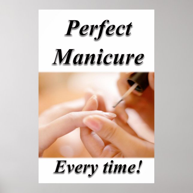 Perfect Manicure Posters Nail Salon (Front)