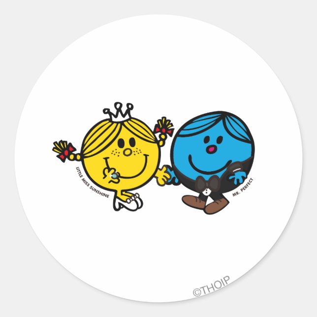 Perfect Match Classic Round Sticker (Front)