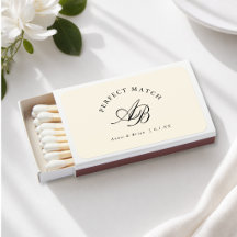 Perfect Match! Elegant Monogram Ivory