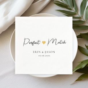 Perfect Match! Elegant, Simpel Napkin