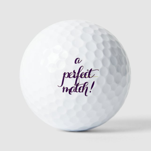 Perfect Match  Golf Balls (Front)