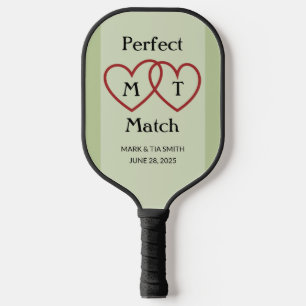 Perfect Match Monogram Blue Pickleball Paddle