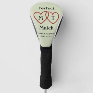Perfect Match Personalised Golf Head Cover