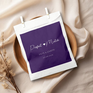 Perfect Match! Purple, Elegant, Simpel Favour Bags