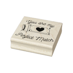 Perfect Match Rubber Stamp